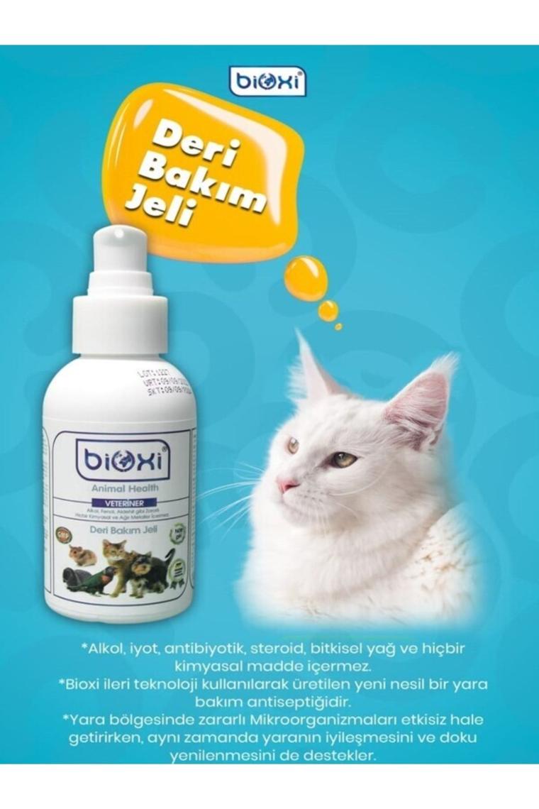Kedi Köpek Kuş Büyükbaş Küçük Baş Deri Bakım Ve Yara Jeli Animal Health + Plus 100 ml