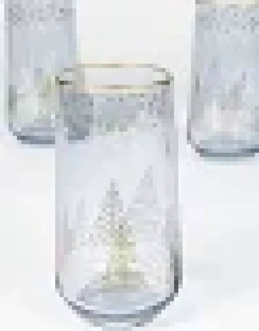 Rakle Yılbaşı - Winter Sky 4'lü Meşrubat Bardağı Seti Mavi 470 cc