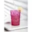 EW's Kitchenware Akrilik Pembe Kısa Bardak & Su Meşrubat Kahve Yanı Bardağı 400 ml (Cam Değildir )