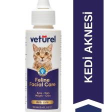 Kedi Yüz Temizleme Solüsyonu Kedi Aknesi Gözyaşı Lekesi Göz Damlası Akıntı Kaşıntı Bakımı 100ml