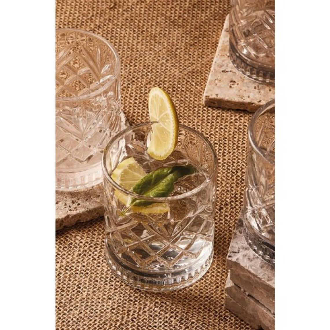 Homenıva Agave 4’lü Cam Bardak Seti 220 ml
