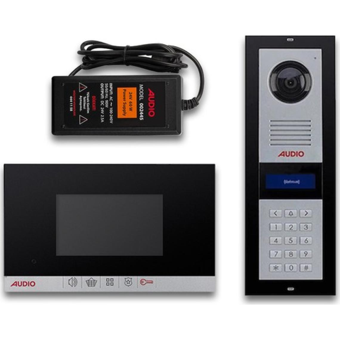 AUDIO 10 Daire Görüntülü Diafon Paketi