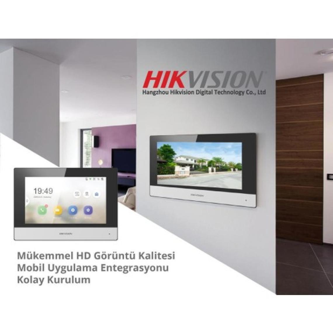Hikvision Villa Tipi Ip Görüntülü Diafon Kapı Telefon Seti
