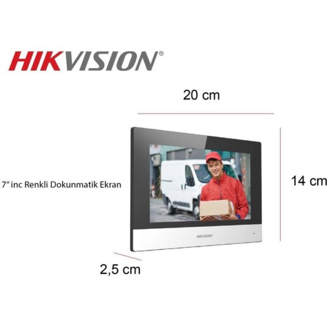 Hikvision Villa Tipi Ip Görüntülü Diafon Kapı Telefon Seti