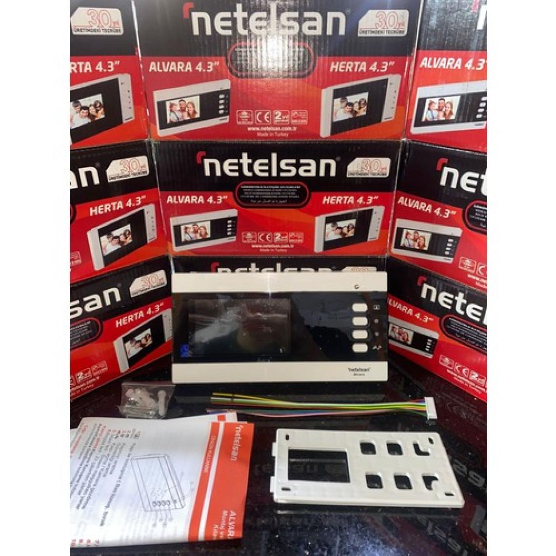 Netelsan Alvara 4,3 '' Görüntülü Şube Diafon