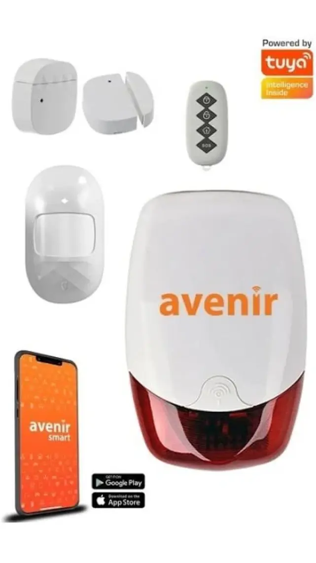 Avenir AV-02WF Wifi Akıllı Ev Alarm Sistem Seti