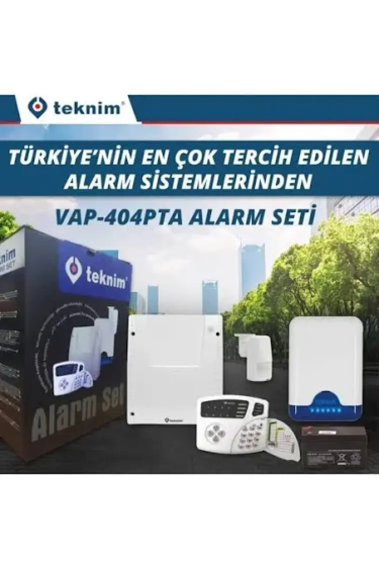 Teknim VAP404PT Alarm Seti