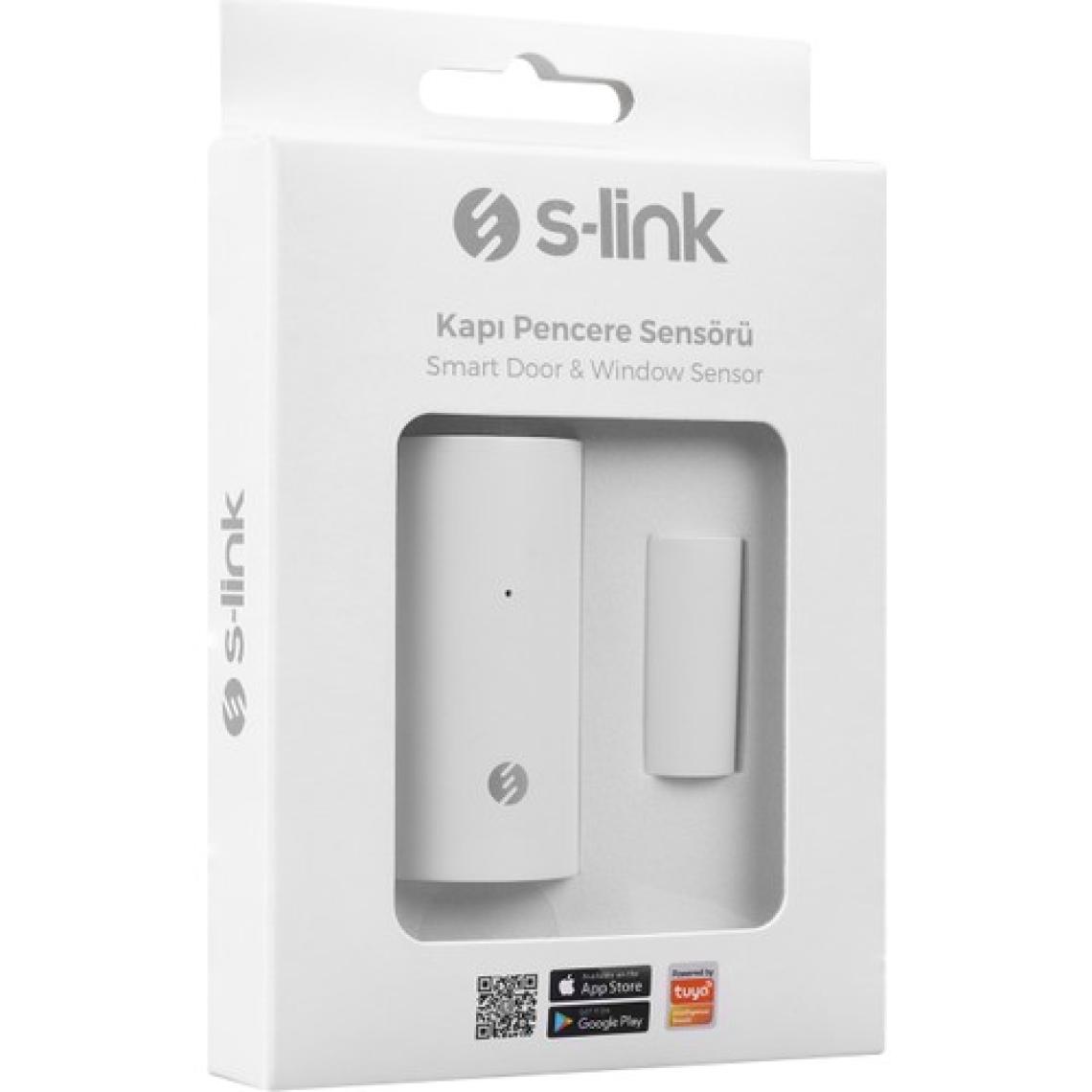 S-Link SL-EG05 Akıllı Ev Güvenliği Kablosuz Kapı Pencere Manyetik Wifi Sensör Tuya
