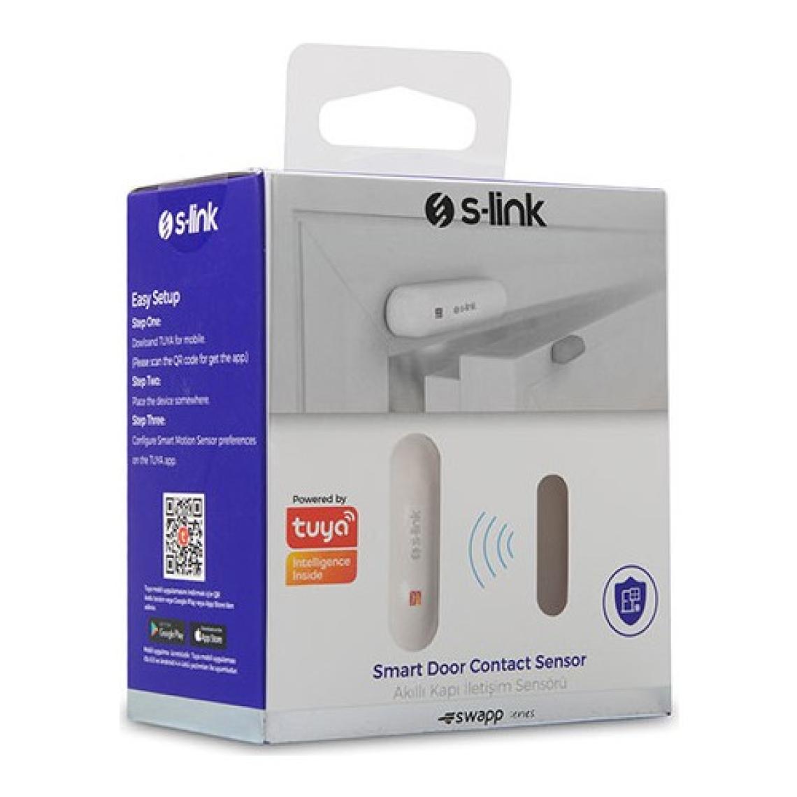 S-Link Swapp SL-EG01KABLOSUZ Kapı Pencere Manyetik Sensörü