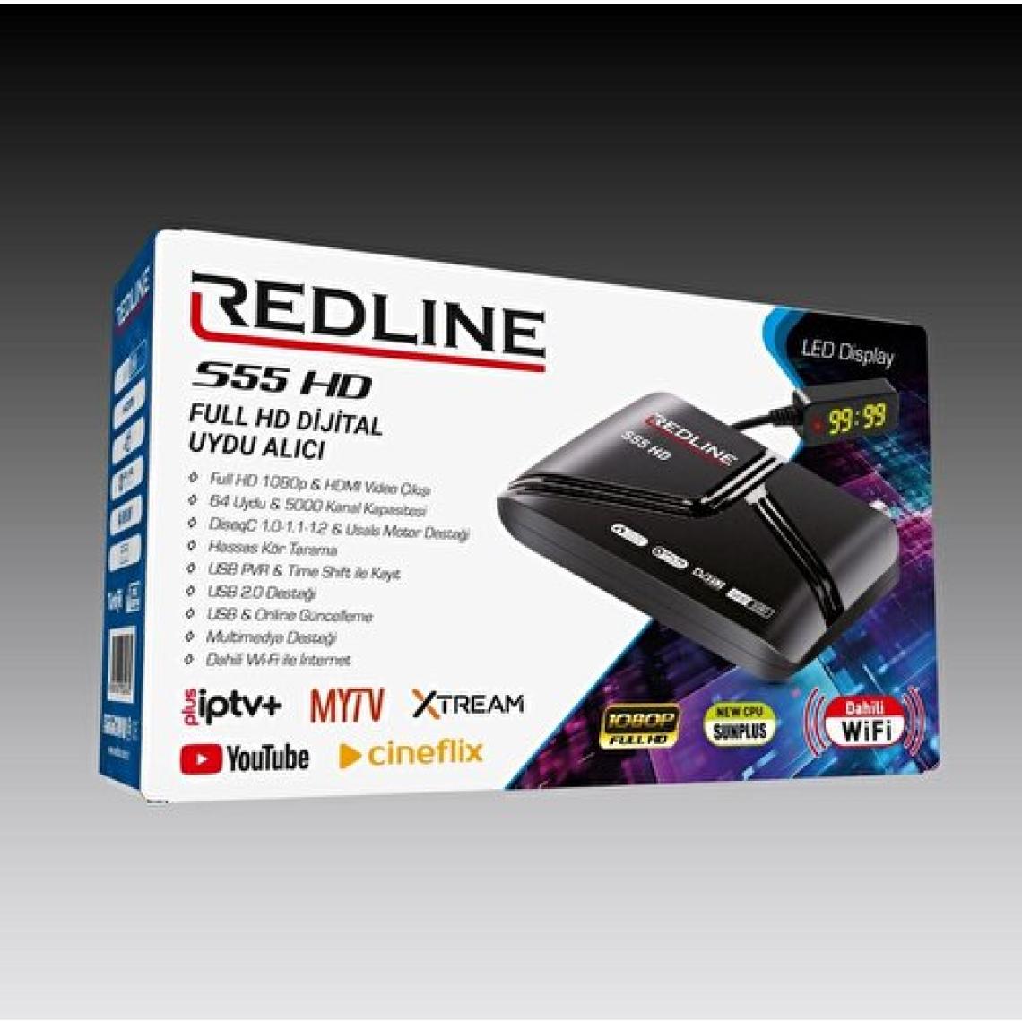 Redline S55 Dahili Wifi Full Hd Uydu Alıcısı
