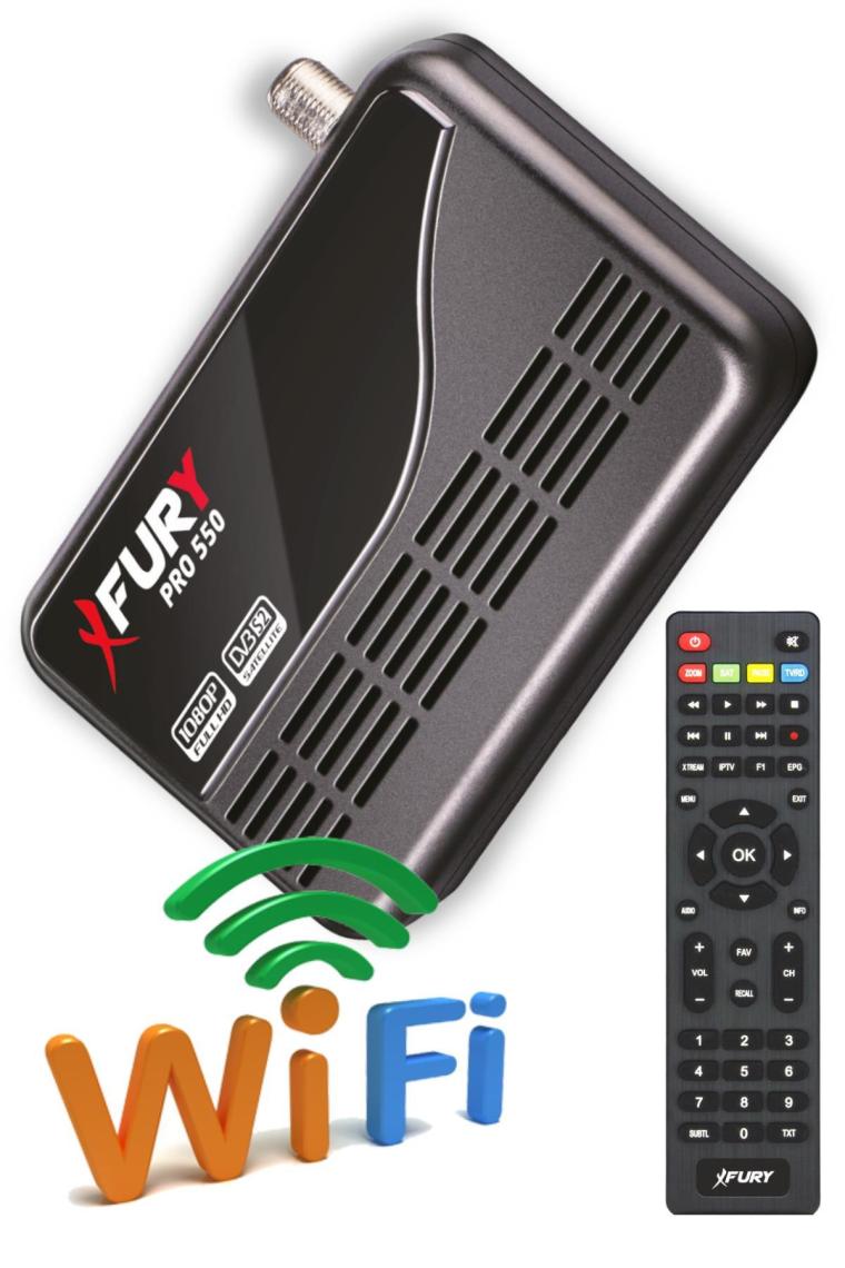 Fury Çanaklı Çanaksız Wi-Fi Dahil Full Hd Sınırsız Internet Tv Uydu Alıcı