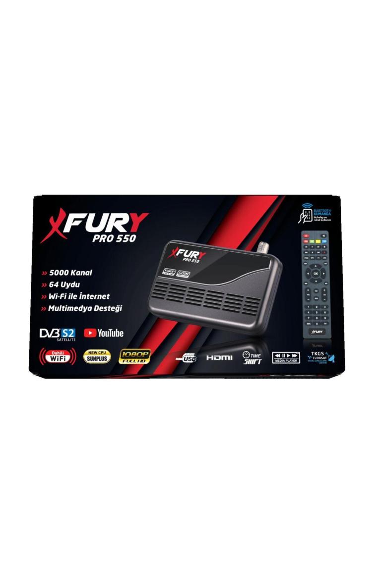 Fury Çanaklı Çanaksız Wi-Fi Dahil Full Hd Sınırsız Internet Tv Uydu Alıcı
