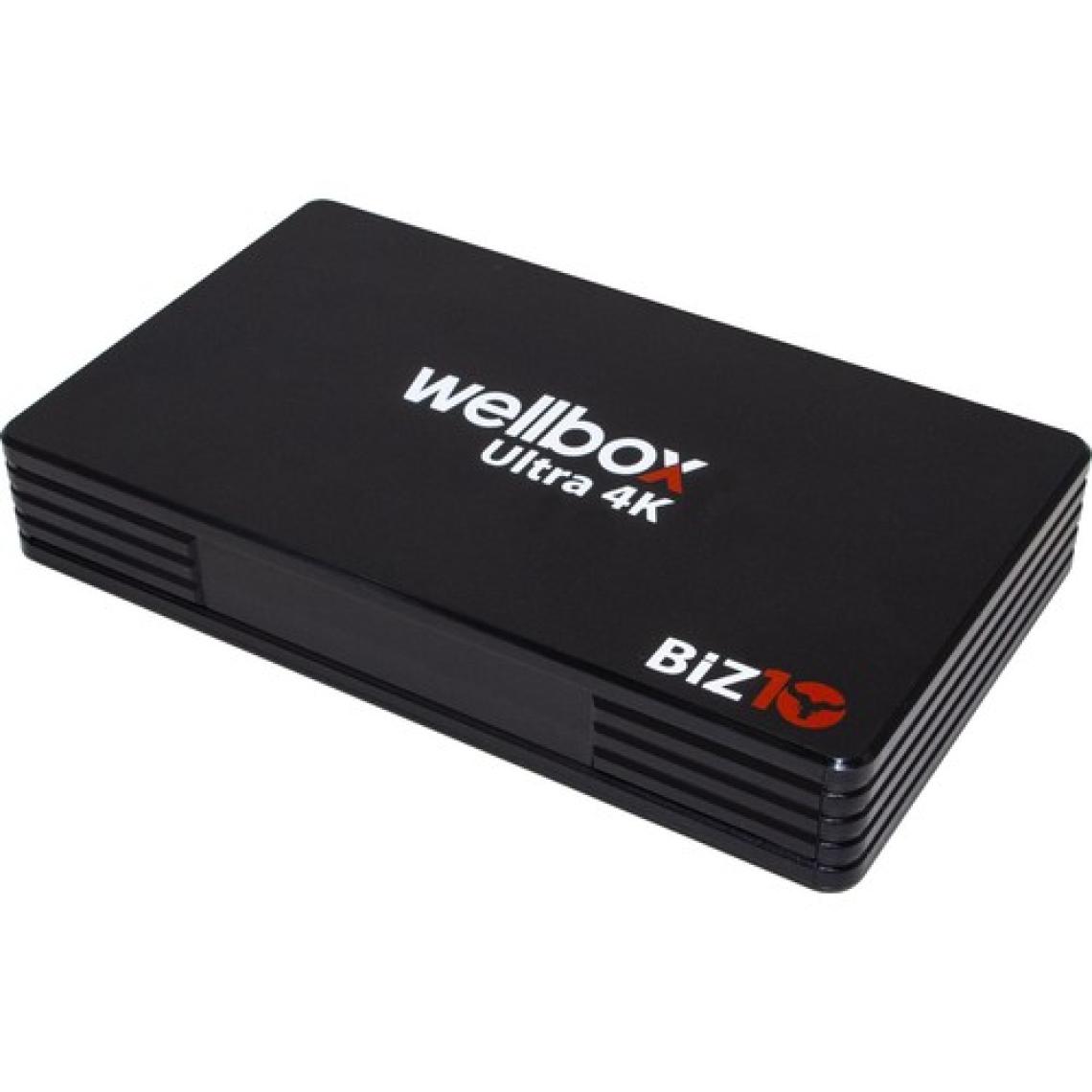 Wellbox BİZ10 Android TV Box ve Uydu Alıcısı – 4K Ultra HD, Wi‑Fi, Ethernet, HDMI, USB, Bluetooth Bağlantılı