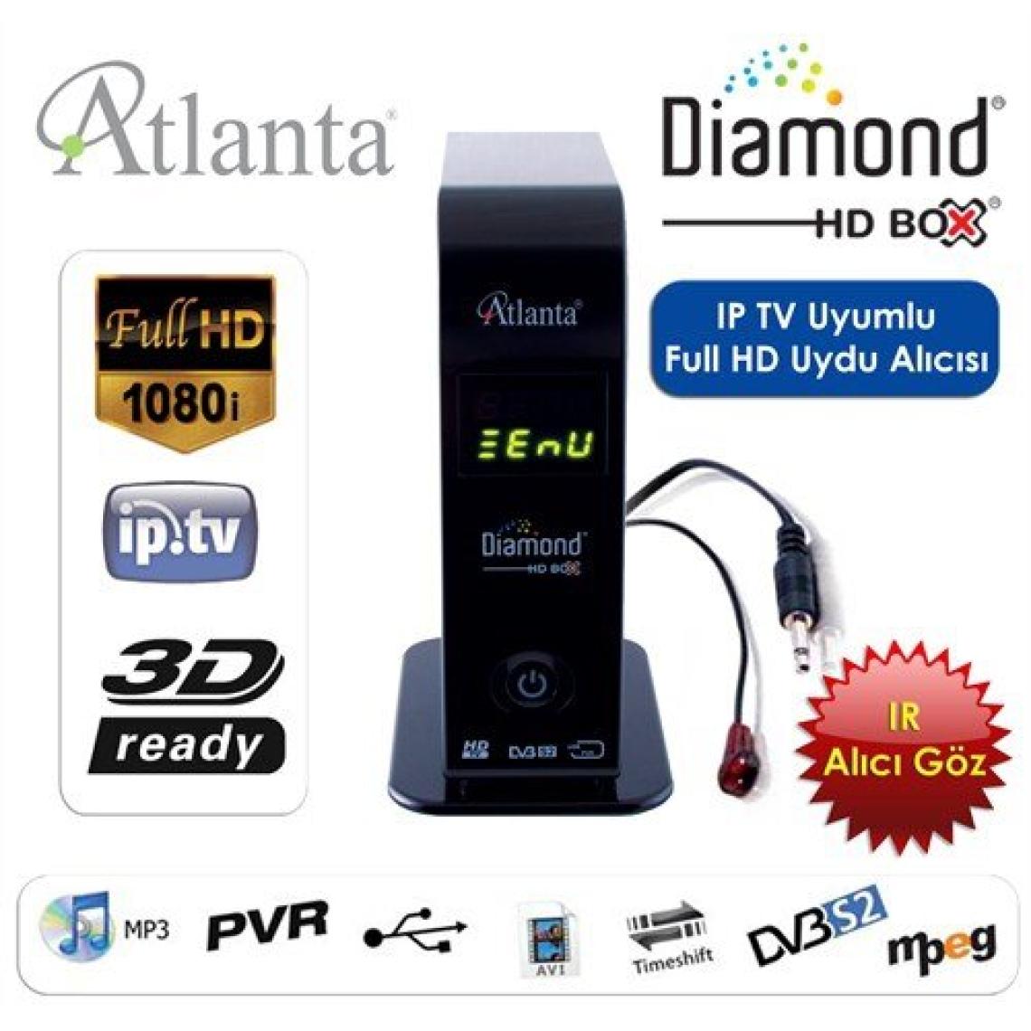 Atlanta HD Box Diamond Full HD Uydu Alıcı