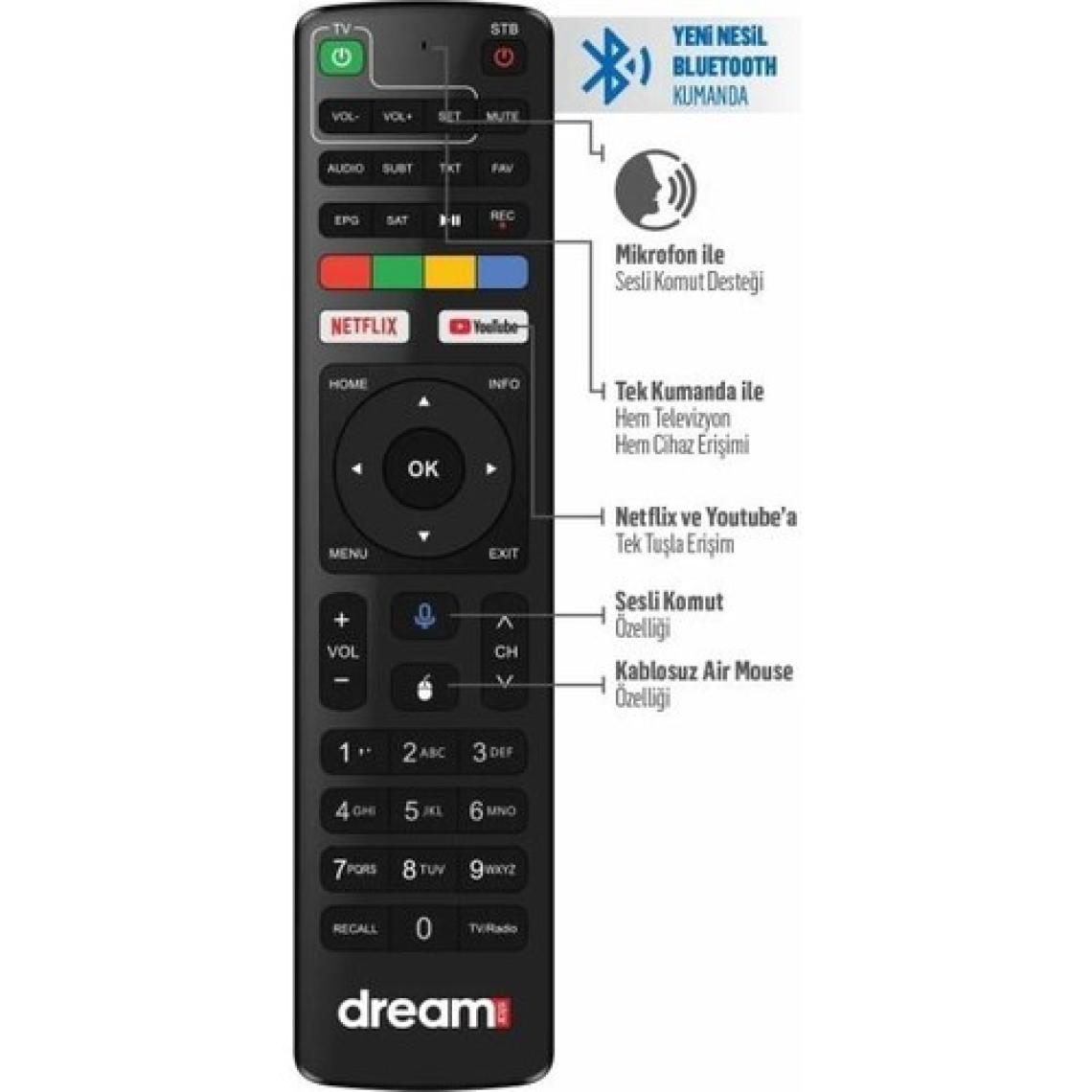 Dreamstar I4 6k Android Tv Box 4gb Ram 32GB Hafıza Android 12