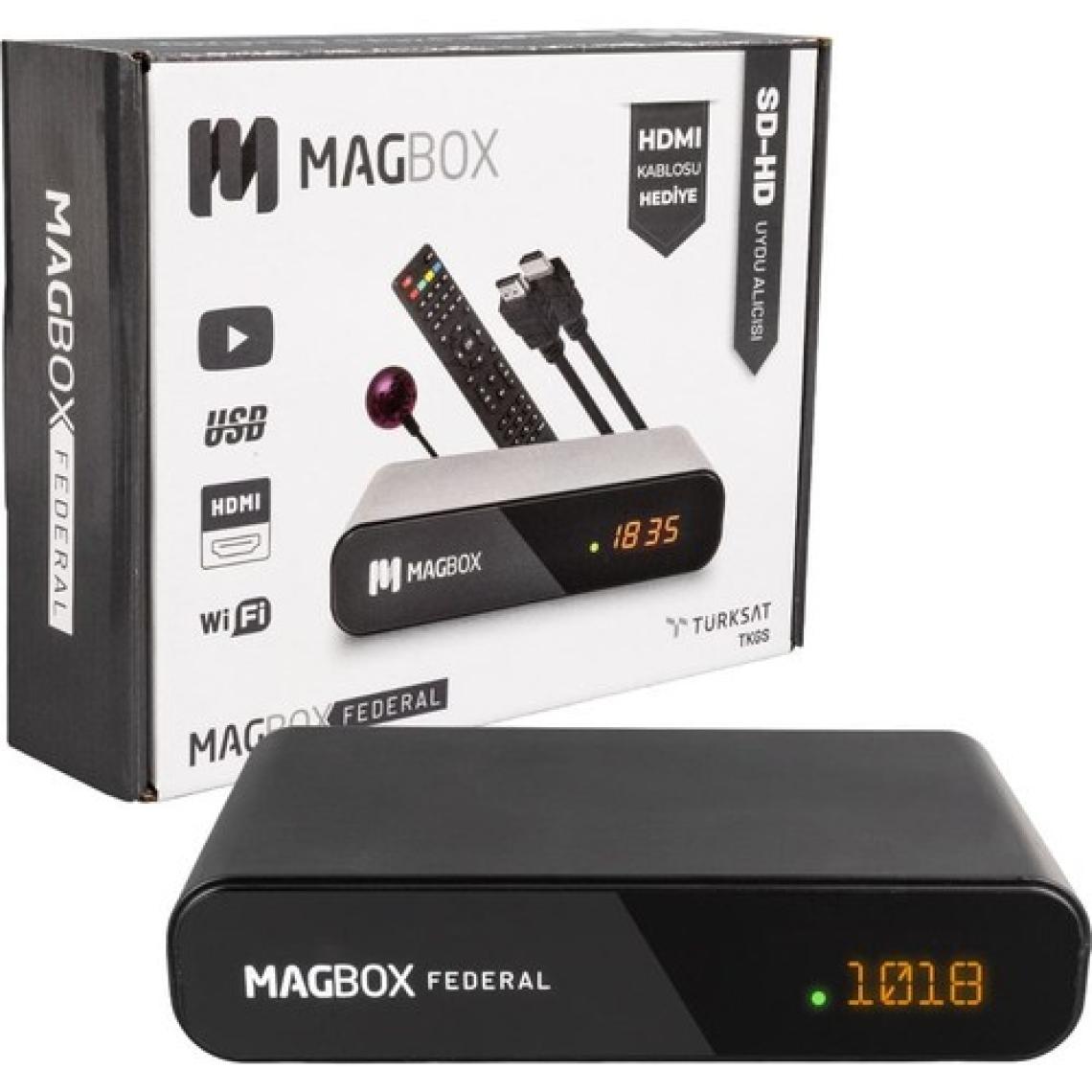 Magbox Federal Mini Hd + Scart Tkgsli Uydu Alıcısı