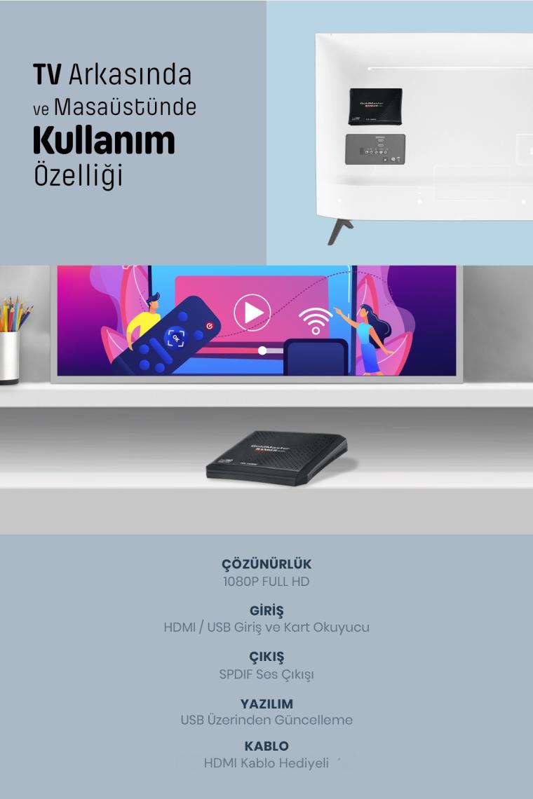 Goldmaster Ranger Plus Full Hd Uydu Alıcısı