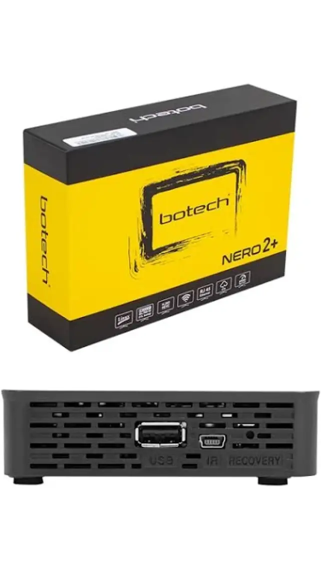 Botech Nero 2+ Plus Lınux Tabanlı Ethernet Girişli Uydu Alıcısı (Wifi* Dolby)