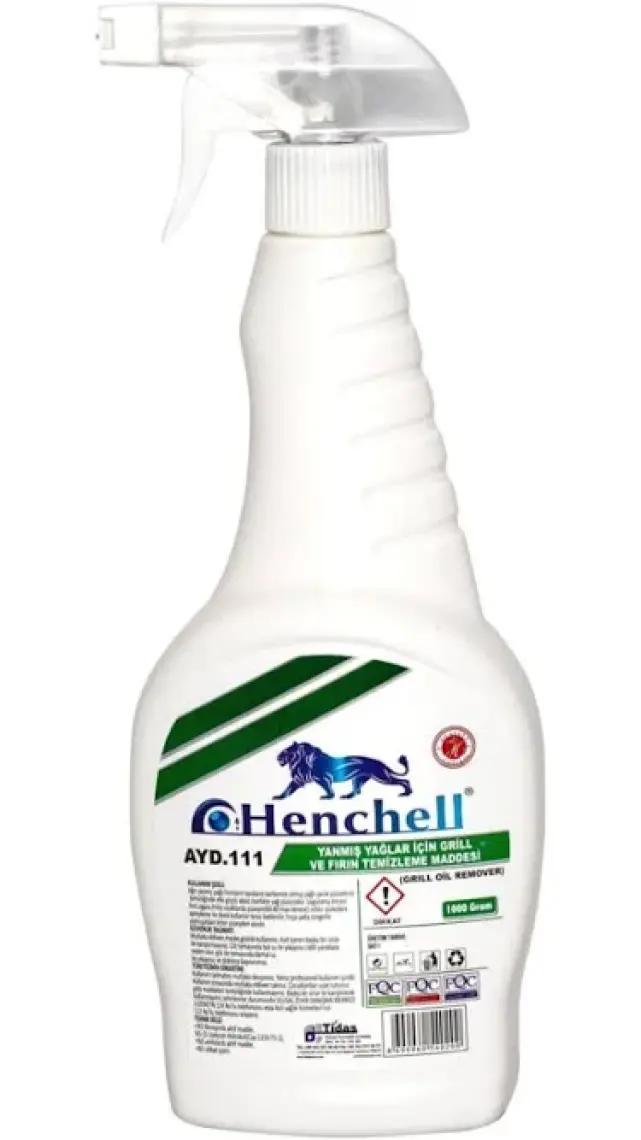 Henchell Yanmış Yağlar Için Grıll ve Fırın Temizleme Maddesi 750ML
