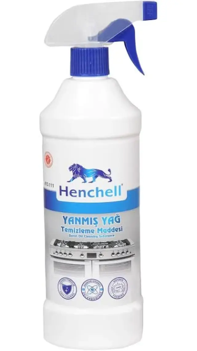 Henchell Yanmış Yağlar Için Grıll ve Fırın Temizleme Maddesi 750ML
