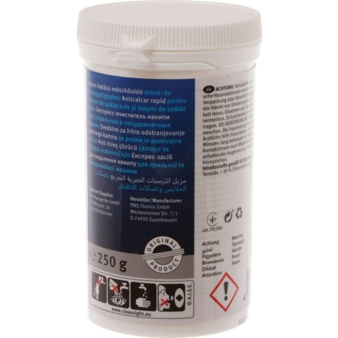 Bosch Siemens Çamaşır ve Bulaşık Makineleri Için Kireç Çözücü 250 gr