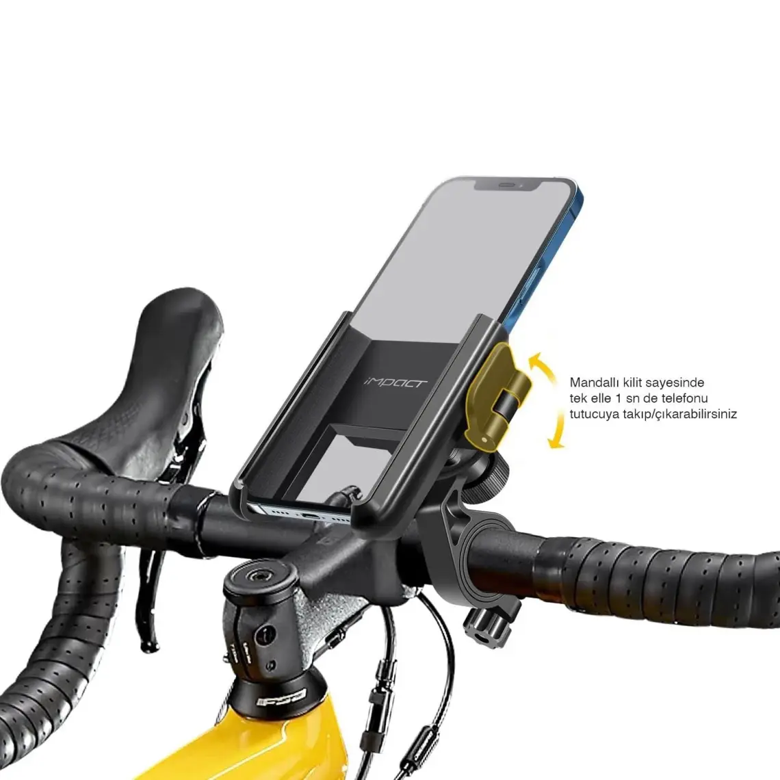 Ümit Telefon Tutacağı -  Klemmp, Qr Mandallı