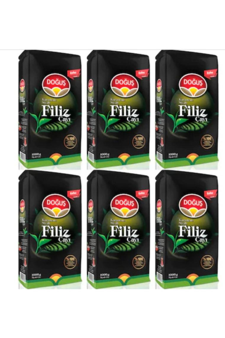 Karadeniz Filiz Siyah Dökme Çay 6 X 1 Kg