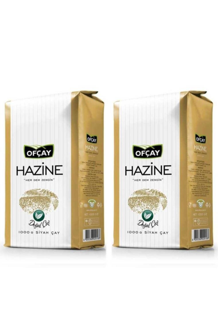 Hazine Siyah Dökme Çay 1 kg X 2 Paket