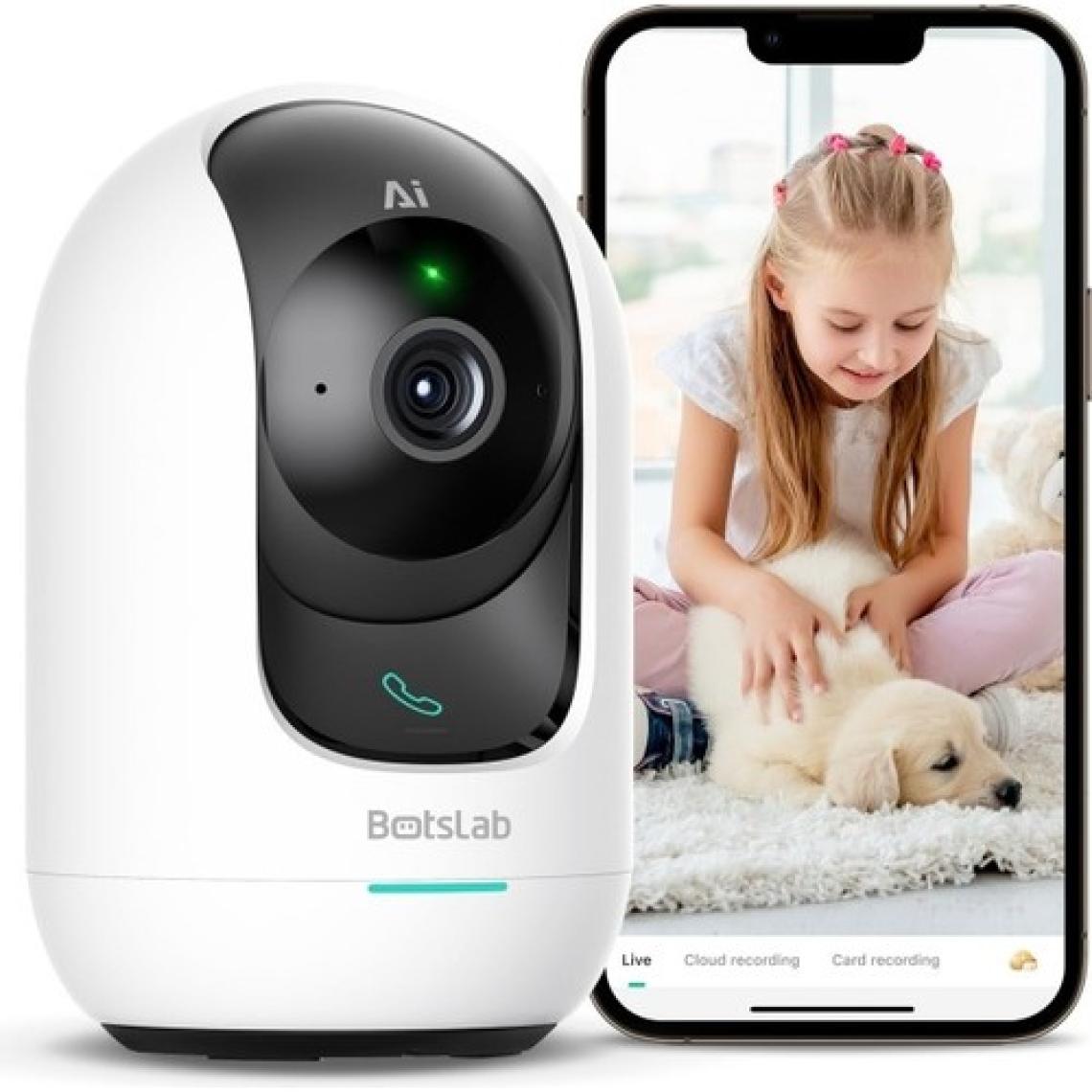 Botslab +360 Botslab C221 5MP 3K Çözünürlük 360° Akıllı Güvenlik Kamerası 2024 Model