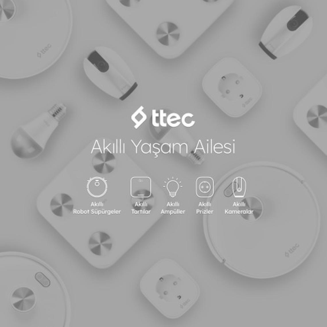 Ttec Wizi Pro Full Hd 360 Derece Tak Çalıştır Wi-Fi Akıllı  Kamera
