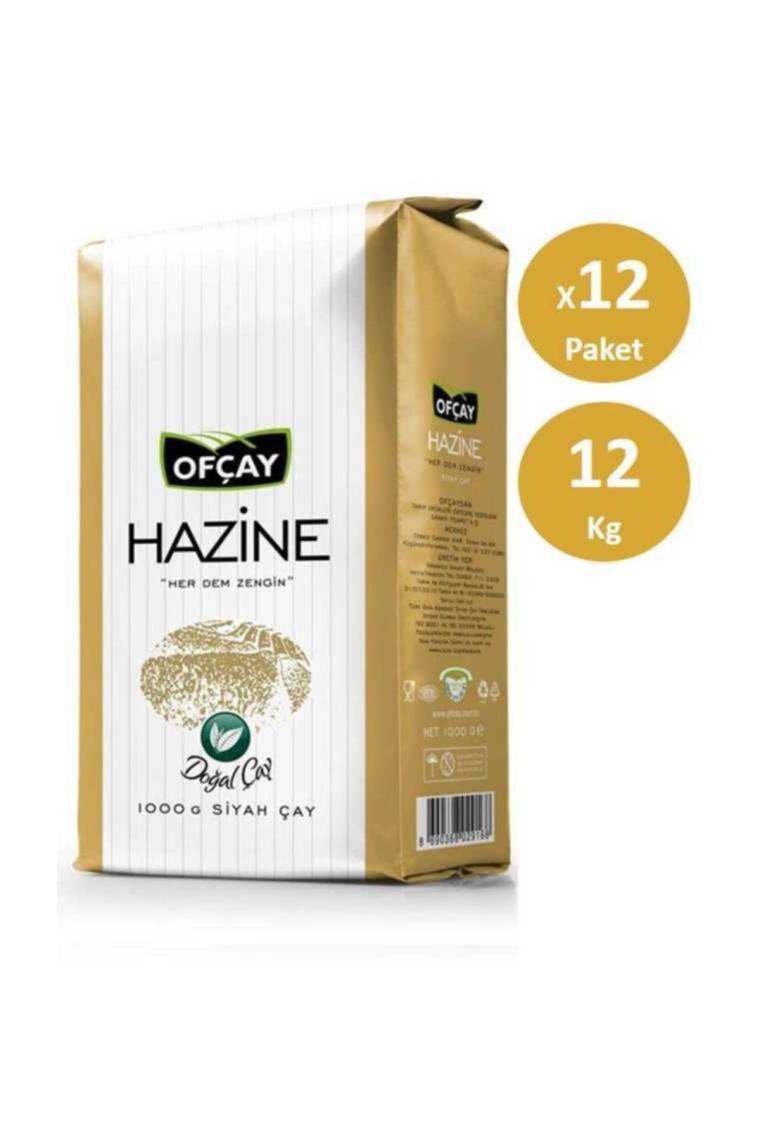 Hazine Siyah Dökme Çay 1 kg X 12 Paket