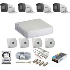 Hikvision 4 Kameralı Dış Ortam Güvenlik Kamera Seti