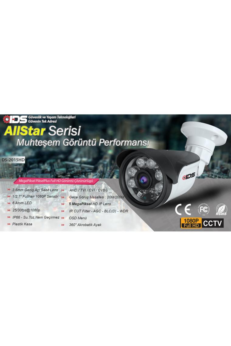 Ids 8 Kameralı 5mp Sony Lensli 1080P Fullhd Güvenlik Kamerası Sistemi - Cepten Izle - 1tbdış