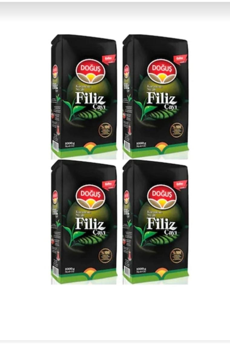 Karadeniz Filiz Siyah Dökme Çay 4 X 1 Kg