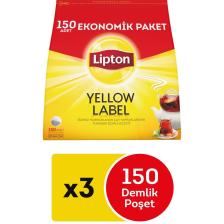 Yellow Label Demlik Poşet Çay 150'li X 3 Adet