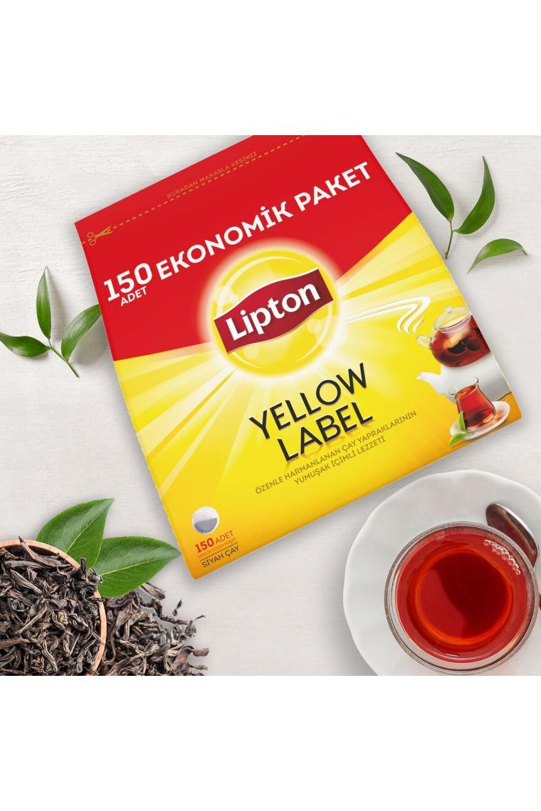 Yellow Label Demlik Poşet Çay 150'li X 3 Adet