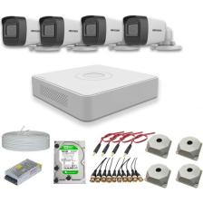 Hikvision Haıkon 4 Kameralı Güvenlik Kamera Hazır Set