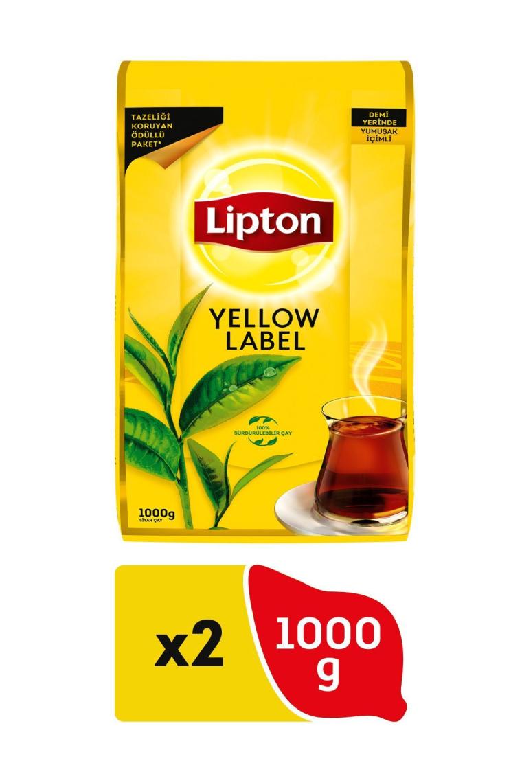 Yellow Label Dökme Çay 1000 gr X 2 Adet