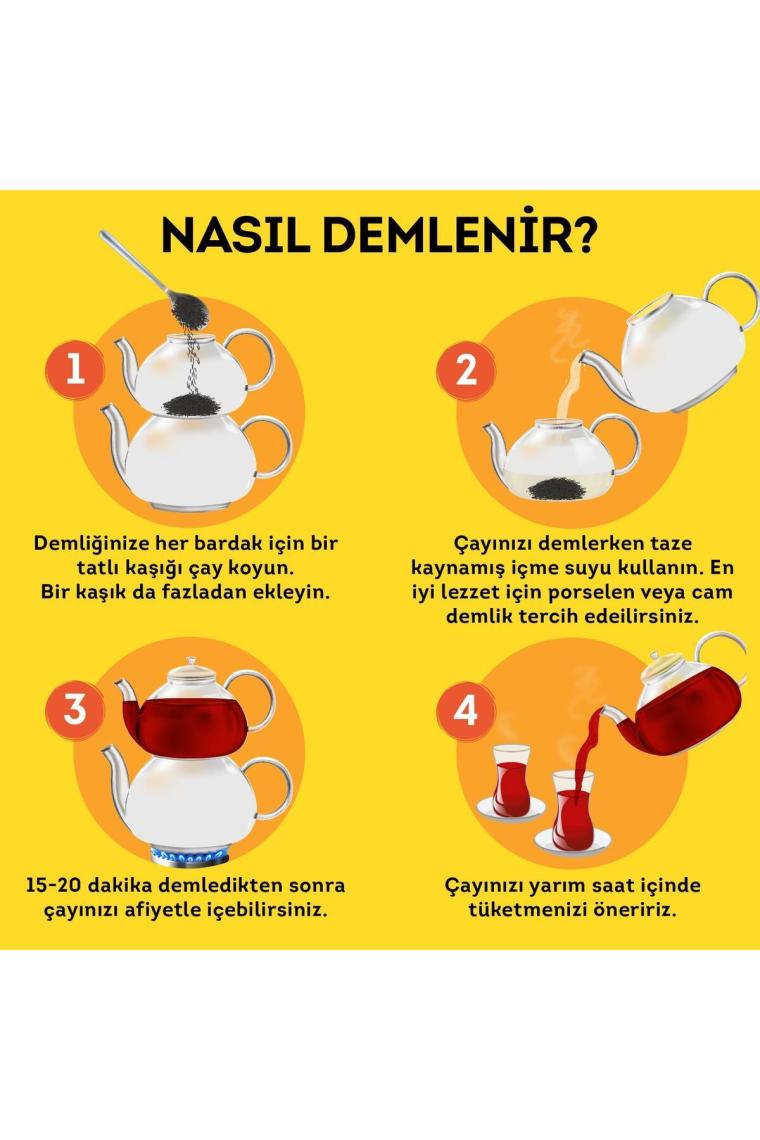 Yellow Label Dökme Çay 1000 gr X 2 Adet