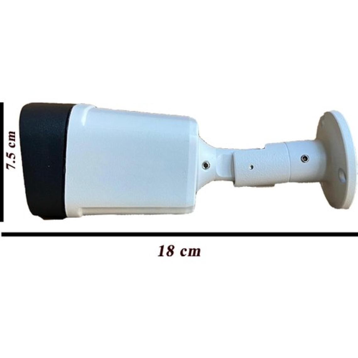 Bises 4'lü Hareket Algılayan 5 MP Sony Lens 1080P 36 IR LED Metal Kasa Güvenlik Kamerası Seti_ BS 236
