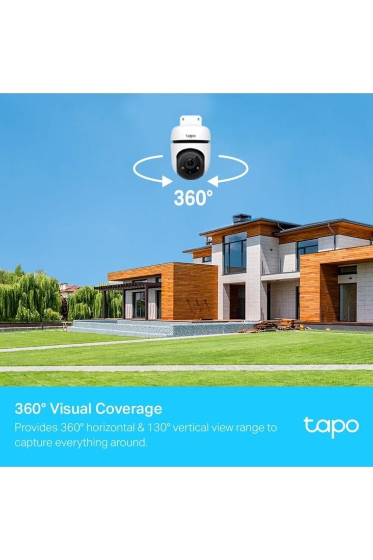 Tapo C500 Dış Mekan Yatay/Dikey Wi-Fi Güvenlik Kamerası