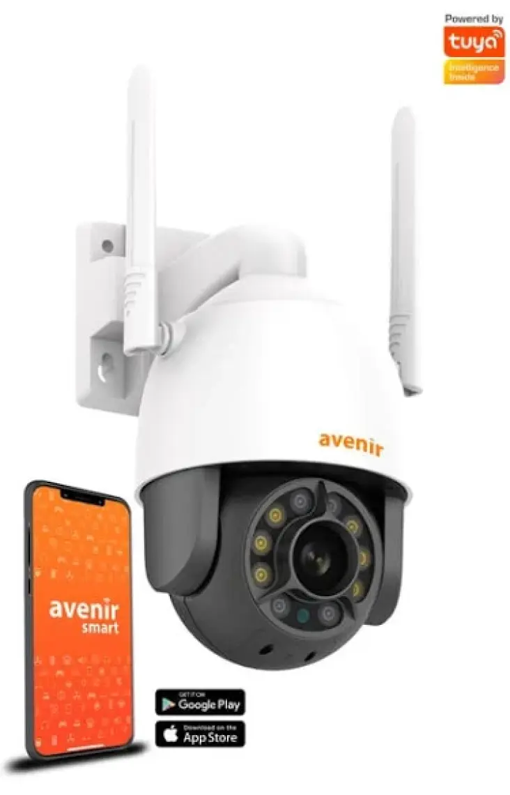 Hm-600 Wifi 3mp 360° Dönebilen Dış Ortam Gece Görüşlü Akıllı Güvenlik Kamerası - App Kontrol-