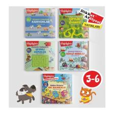 Highlights Sticker Eğlenceli Etkinliklerle Hikayeli Bulmaca 5'li Set - Kolektif
