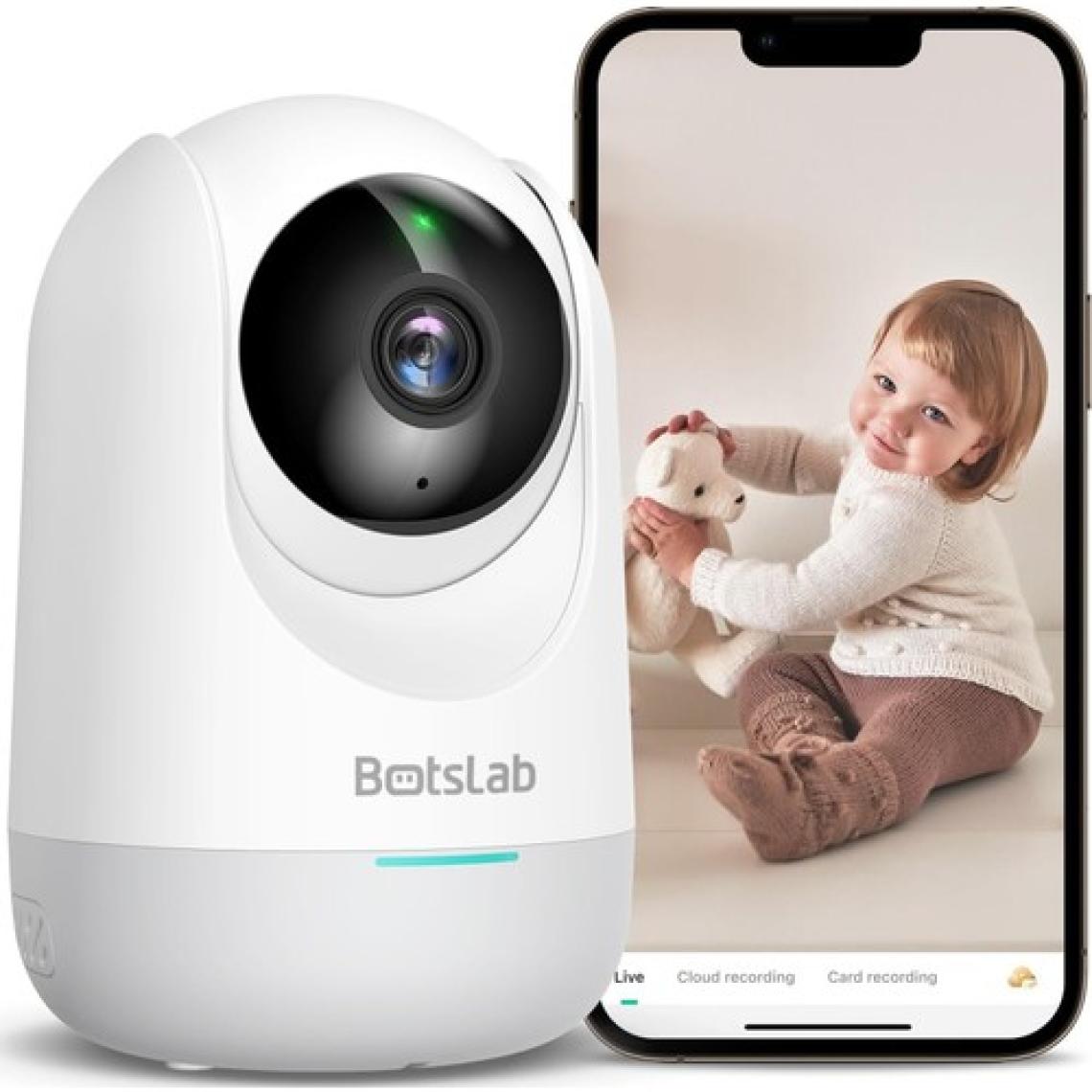 Botslab 360+ C211 2K Pro WiFi 360° Akıllı Güvenlik Kamerası Bebek Monitörü Evcil Hayvan Kamerası İç Mekan Kamerası IP Kamera 2024 Versiyon (Distribütör Garantili)