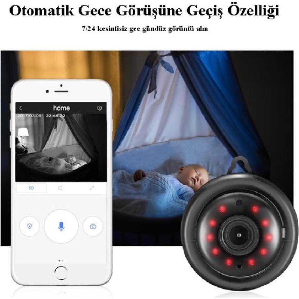 Digoo Wifi Kamera 960p Full Hd İp kamera Mini Kamera Gece Görüşlü Küçük Kamera Mikro Kamera