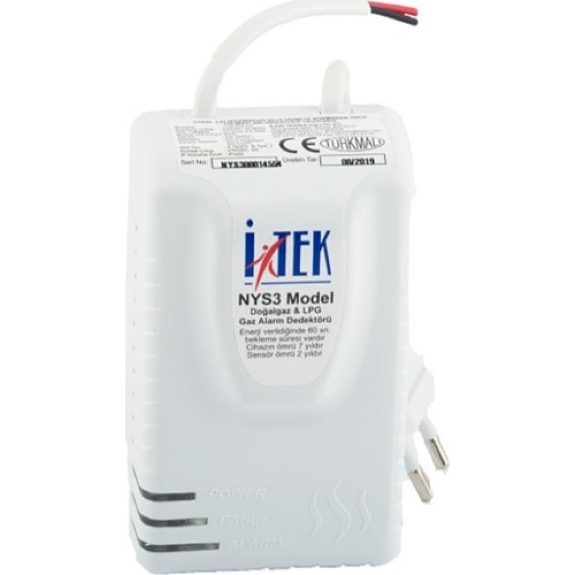 Itek Fxd Nys (Lng Lpg) Dedektörlü Gaz Alarm Cihazı