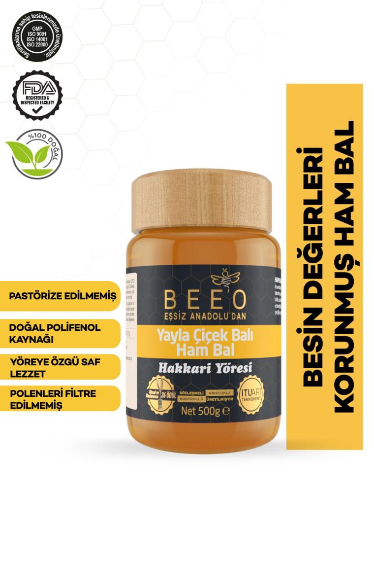 Yayla Çiçek Balı Hakkari Yöresi (500 Gr)