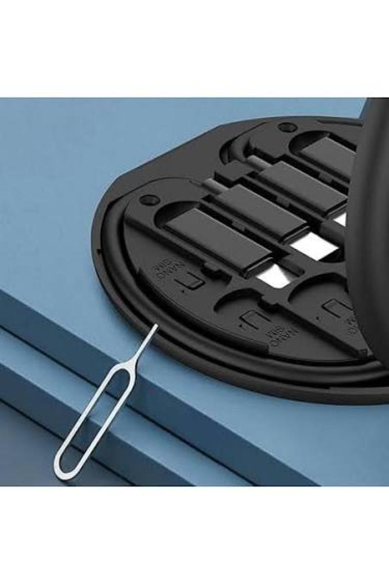 Buffer Buffer® 60W Destekli Kablo Kutusu Seyahat Kablo Seti 5'i 1 Arada USB Type-C Şarj Kablosu Seti