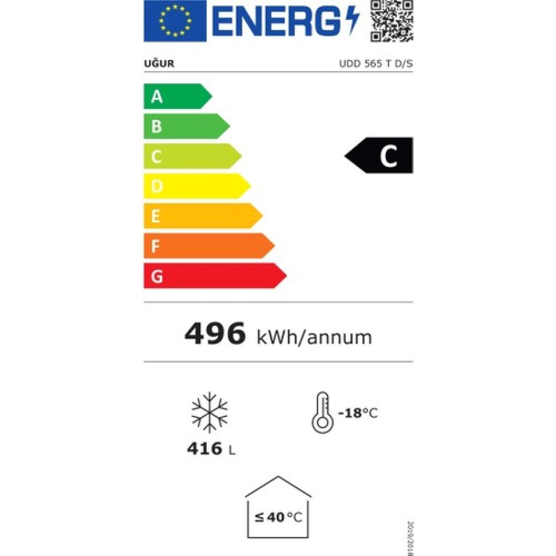 Uğur UDD 565 T D/s 416 Lt Sandık Tipi Derin Dondurucu