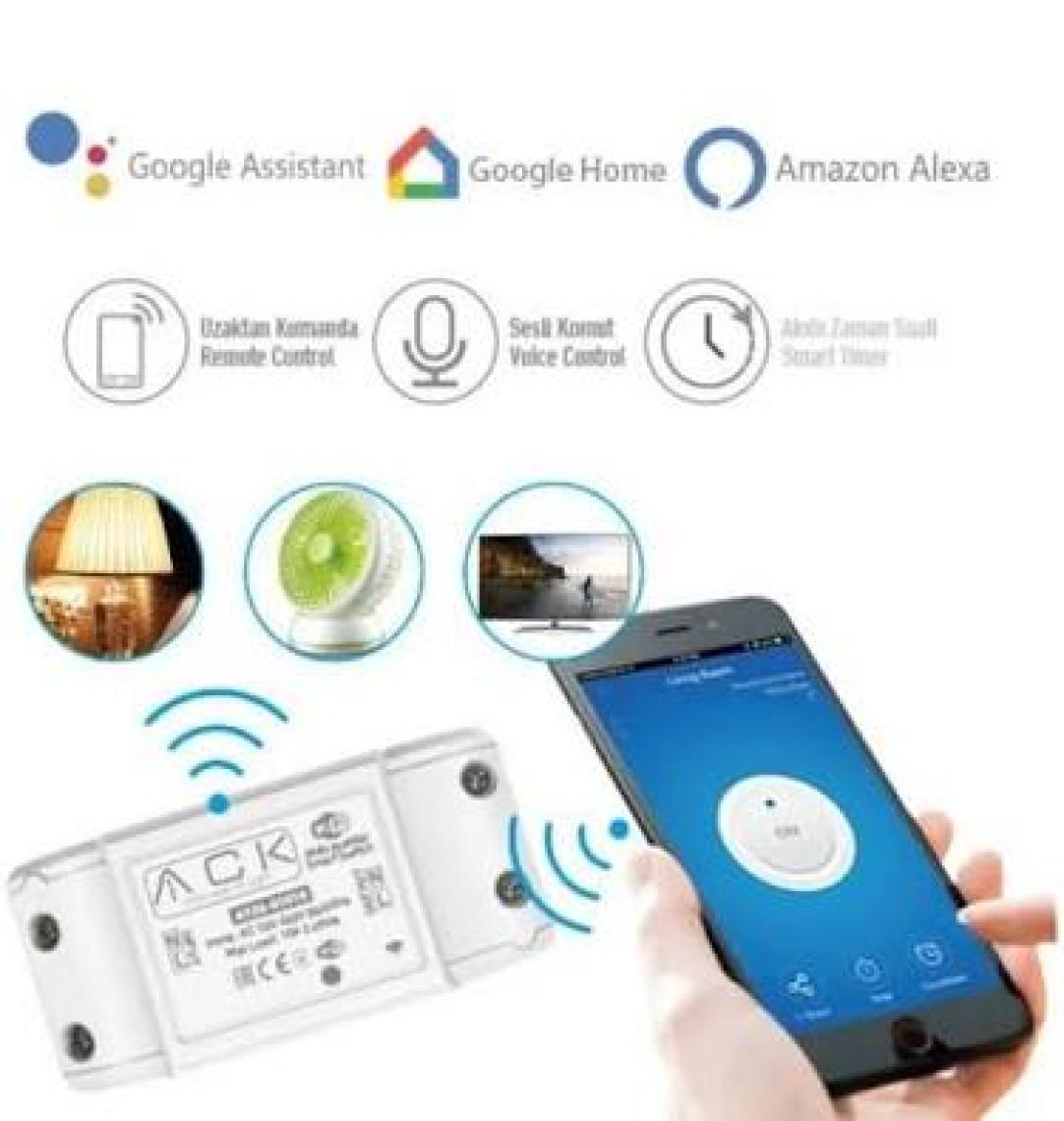 Ack Wi-Fi Akıllı Anahtar AY26-01010